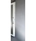 Porta Exterior Aluplast PVC Vidro transparente 80x200cm Branca Esquerda
