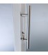 Porta Exterior Aluplast PVC Vidro Transparente 90x200cm Branca Direita