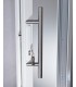 Porta Exterior Aluplast PVC Vidro Transparente 90x200cm Branca Direita