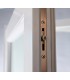 Porta Exterior Aluplast PVC Vidro transparente H3 80x200cm Branca Direita