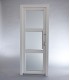 Porta Exterior Aluplast PVC Vidro Transparente H3 90x200cm Branca Esquerda