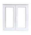 Janela PVC 100x100cm Oscilobatente Vidro Duplo PROLINE