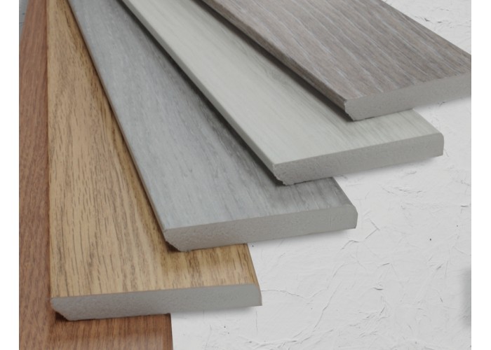 Rodapé PVC Expandido Carvalho Wood Toffe 2200x70x15mm