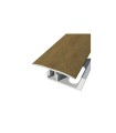 Perfil de Transição Aluminio Revestido Carvalho Toffe 2,7m x 30mm