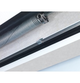 Portão de Garagem seccionado antracite com motor e dois comandos