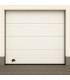 Portão de Garagem seccionado Branco com motor e dois comandos