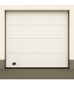 Portão de Garagem Seccionado com Motor FDMR2 Branco - Dimensões Standard
