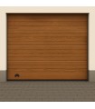 Portão de Garagem Seccionado com Motor FDMR2 Carvalho - Dimensões Standard
