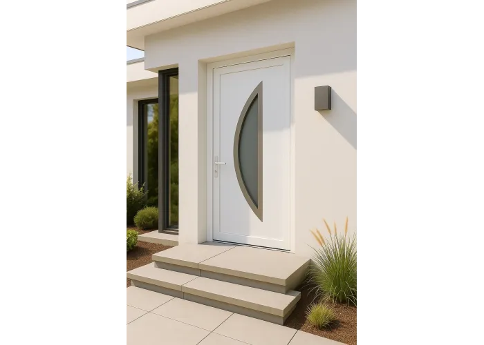 Porta Exterior PVC Cordoba 98x208cm Direita