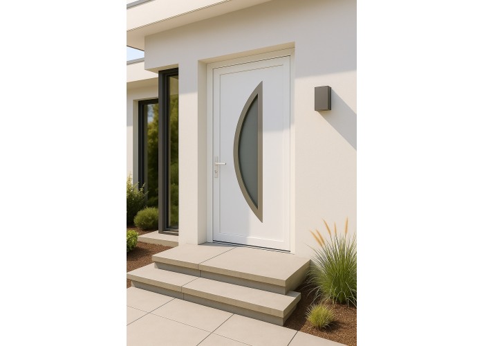 Porta Exterior PVC Cordoba Direita - Por Medida
