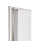 Porta Exterior PVC Meio Vidro Segurança 95x210 Veka 70mm