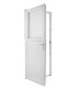 Porta Exterior PVC Meio Vidro Segurança 95x210 Veka 70mm