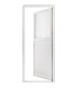 Porta Exterior PVC Meio Vidro Segurança 95x210 Veka 70mm