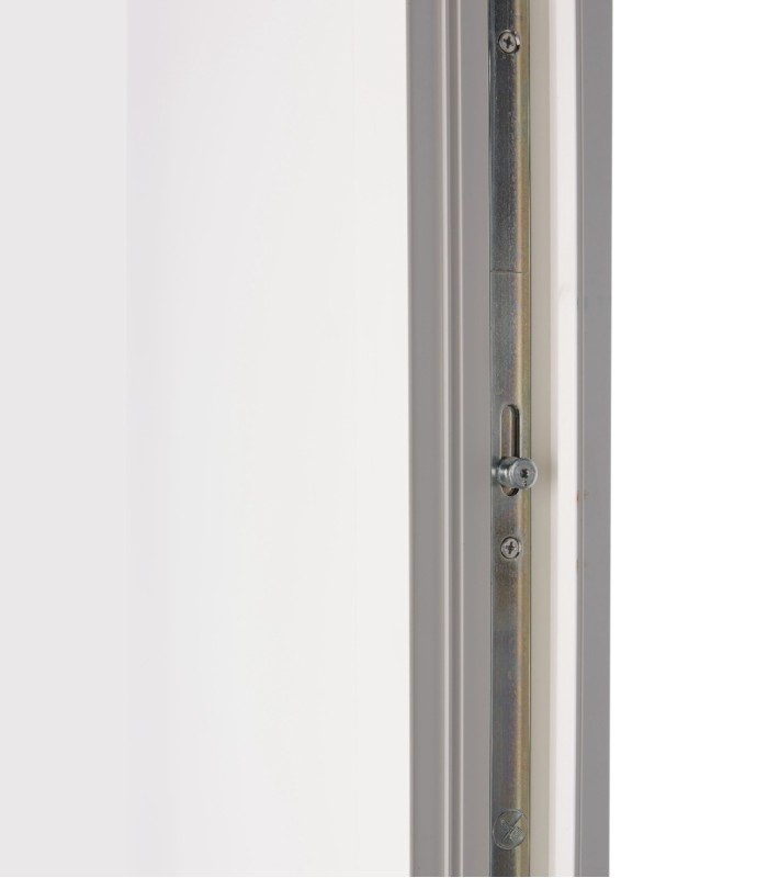 Porta Exterior PVC Meio Vidro Segurança 95x210 Veka 70mm