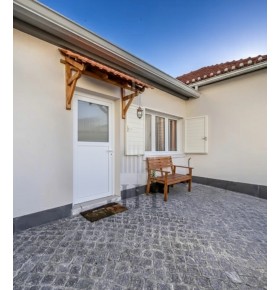 Porta Exterior PVC Meio Vidro Segurança 95x210 Veka 70mm