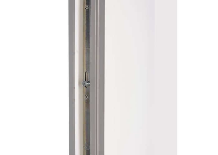 Porta Entrada PVC 4 Almofadas Meia-Lua Vidro Veka 70 mm