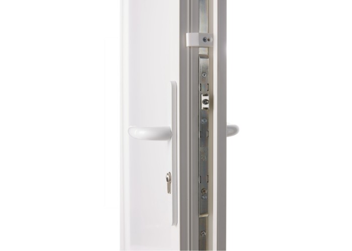 Porta Entrada PVC Manhattan 3 Vidros 90×205 | Veka 70 mm