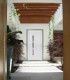 Porta Entrada PVC Manhattan 3 Vidros 90×205 | Veka 70 mm