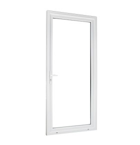 Porta-Janela PVC Vidro Transparente 80×205 | Veka 70 mm