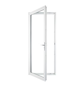 Porta-Janela PVC Vidro Transparente 80×205 | Veka 70 mm