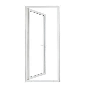 Porta-Janela PVC Vidro Transparente 80×205 | Veka 70 mm