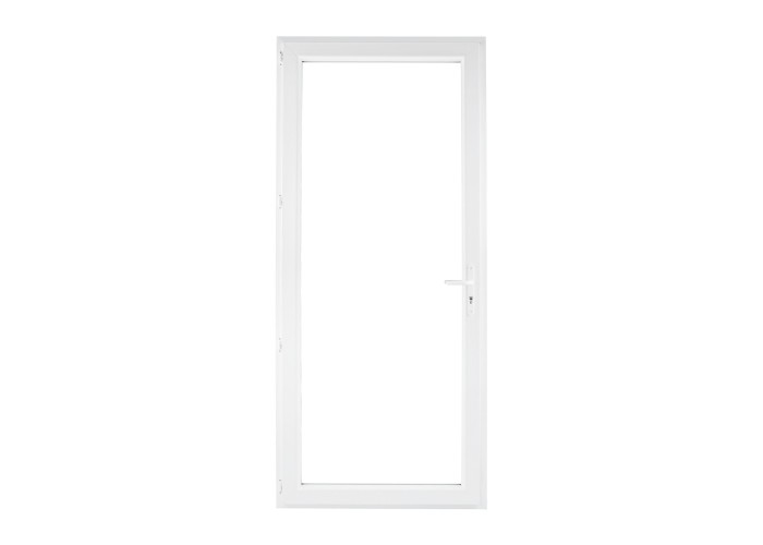 Porta-Janela PVC Vidro Transparente 90×205 | Veka 70 mm