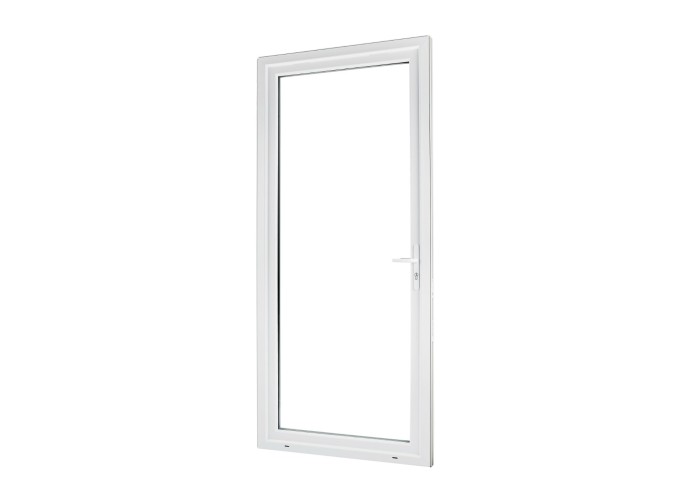 Porta-Janela PVC Vidro Transparente 90×205 | Veka 70 mm