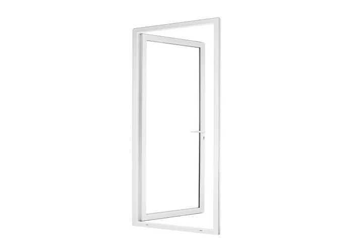 Porta-Janela PVC Vidro Transparente 90×205 | Veka 70 mm
