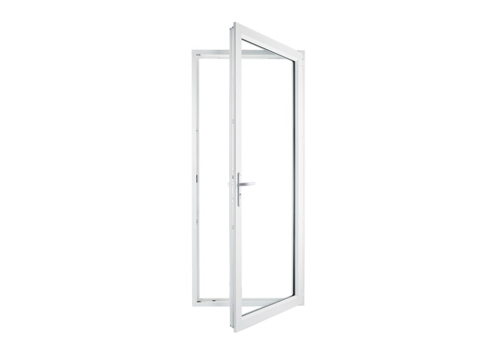 Porta-Janela PVC Vidro Transparente 90×205 | Veka 70 mm