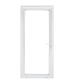 Porta Janela PVC Vidro Fosco 80x205 cm Esquerda– Perfil Veka 70 mm