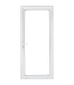 Porta Janela PVC Vidro Fosco 90x205 cm Direita – Perfil Veka 70 mm