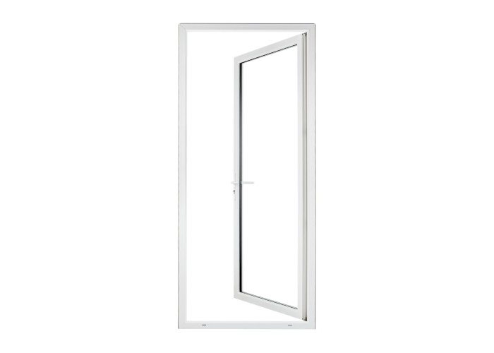 Porta-Janela PVC Vidro Fosco 90×205 | Veka 70 mm