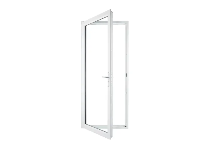 Porta-Janela PVC Vidro Fosco 90×205 | Veka 70 mm