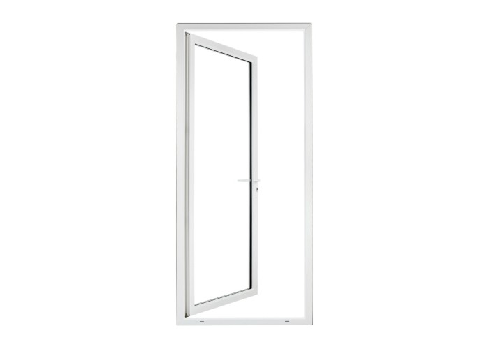Porta-Janela PVC Vidro Fosco 90×205 | Veka 70 mm