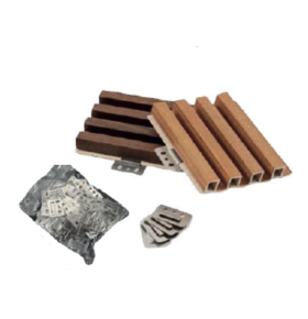 Clips de fixação para Revestimento Ripado Le Mur - Pack de 250 (Aprox. 30m2)