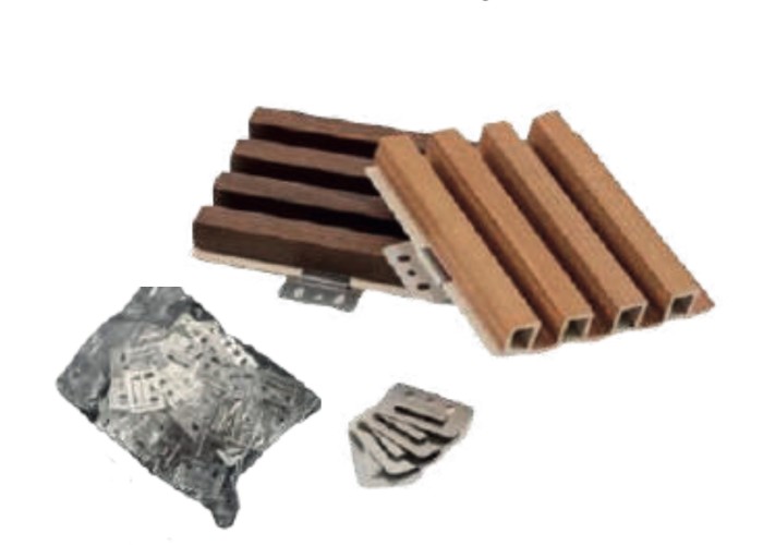Clips de fixação para Revestimento Ripado Le Mur - Pack de 250 (Aprox. 30m2)