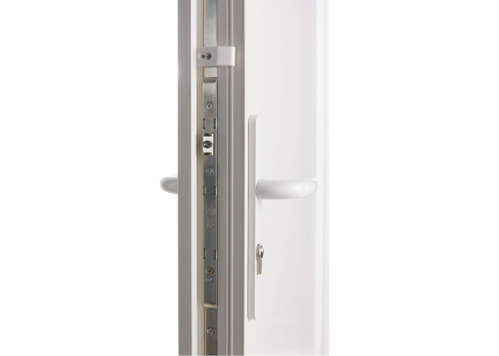 Porta Entrada PVC Manhattan 3 Vidros 90×205 | Veka 70 mm