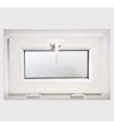 Janela PVC 60x40cm Basculante Vidro Duplo CANDO