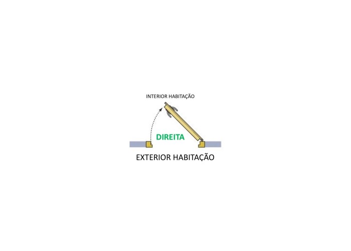 Porta Entrada PVC 4 Almofadas Meia-Lua Vidro Veka 70 mm