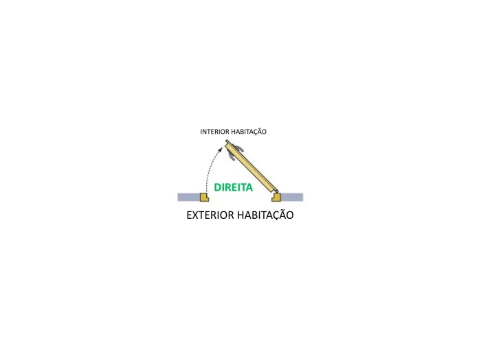 Porta Exterior PVC 90x205 Direita Veka 70mm – Bricoweb