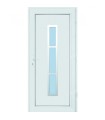 Porta Exterior PVC ALABAMA Por Medida Branca DIREITA