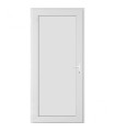 Porta Exterior PVC Painel Liso Branco 90x200cm ESQUERDA