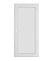 Porta Exterior PVC Painel Liso Branco 90x200cm DIREITA