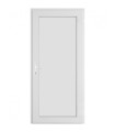 Porta Exterior PVC Painel Liso Branco Por Medida DIREITA
