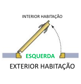 Porta-Janela PVC Vidro Transparente 80×205 | Veka 70 mm