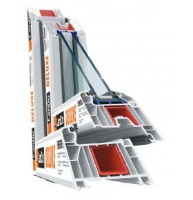 Janela PVC Oscilobatente 140x100 cm com Vidro Duplo | Cando