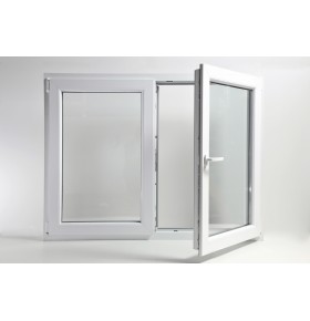 Janela PVC Oscilobatente Vidro Duplo Cando 2 Folhas