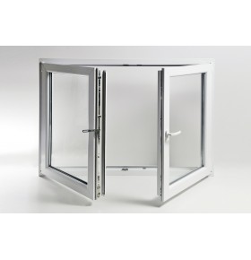 Janela PVC Oscilobatente 140x100 cm com Vidro Duplo | Cando