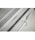 Porta Janela PVC Oscilobatente 130x200 cm com Vidro Duplo | Cando