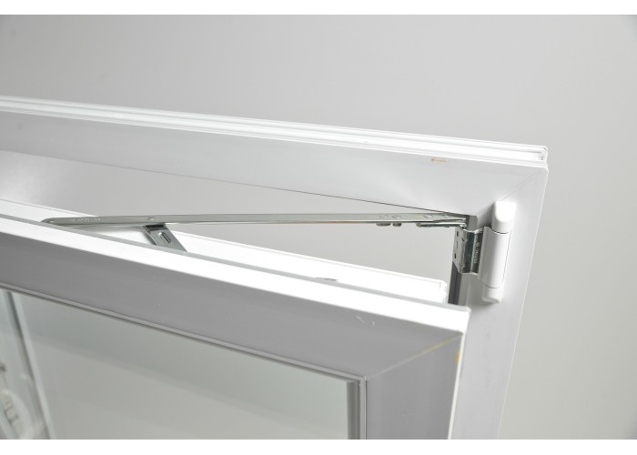 Porta Janela PVC Oscilobatente 130x200 cm com Vidro Duplo | Cando